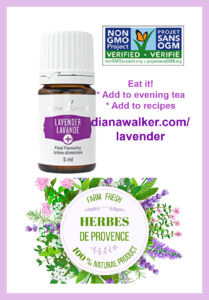 Lavender Essential Oil NON-GMO Young Living Diana Walker