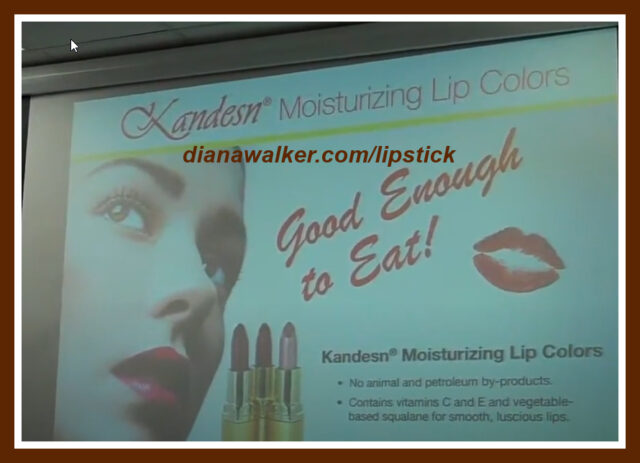 Lipstick Sunrider Kandesn Diana Walker from 2010 Video Good Enough to Eat