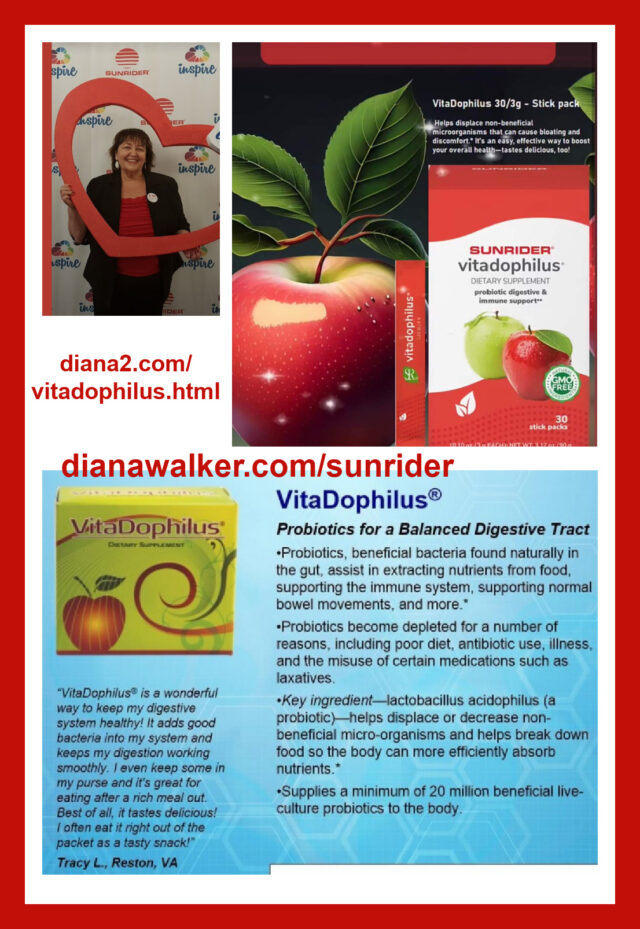 Inflammation Digestion Sunrider Vitadophilus Diana Walker