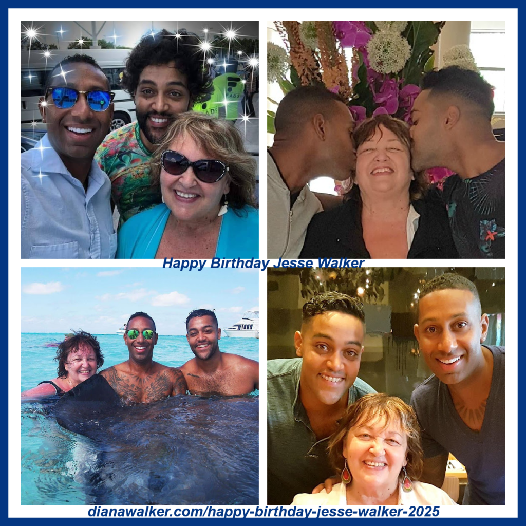 Happy Birthday Jesse Walker 2025 Grand Cayman Diana and Gabe