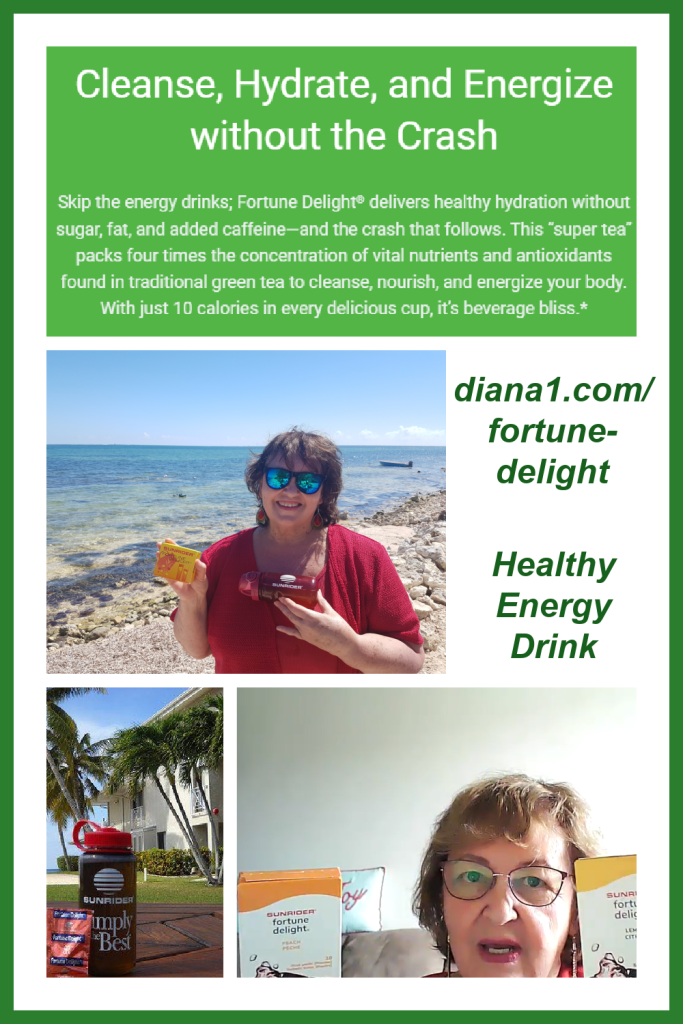 Hydrate with Sunrider Fortune Delight Electrolye Drink Diana Walker