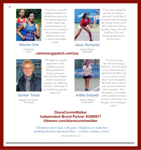 Athletes 2 DianaConnieWalker calmenergypatch.com X39